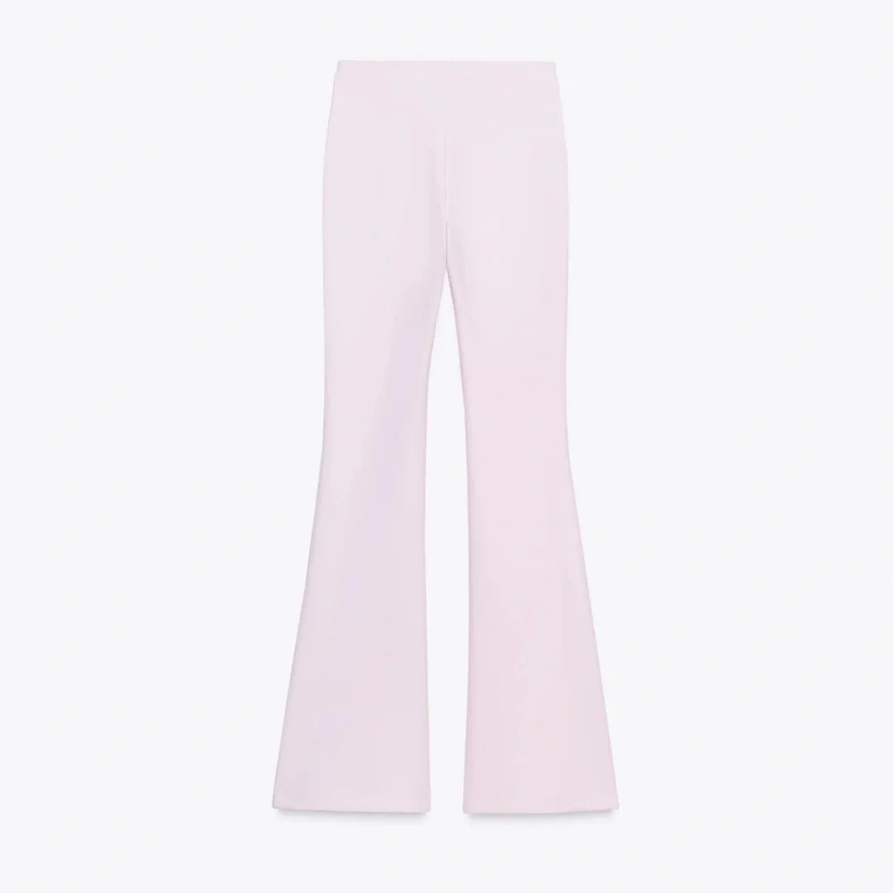 Zara NWT light pink interlock stretchy pants - Picture 6 of 6
